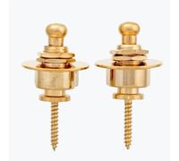 2 Schaller Style Strap Locks Gold Pull to Release Allparts AP-0680-002