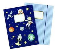2 School folders for Children DIN A4 | Design Astronaut - Folder for Primary School Pupils - Paper Organizer - Folder Set Number 5
