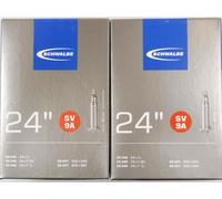2 - Schwalbe SV9A / 24" ( 540 / 541 ) Presta Valve Inner tubes