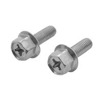 2 Screws M6 x 18 mm for Exhaust Scooter 50 cc Bw's MBK Booster Nitro Aerox Mach-G Jog-R Ovetto Malaguti F10 F12 F15 Aprilia SR CPI Manifold Stud Bolts