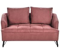 Sofa 2 Seater HOBRO Fabric Burgundy