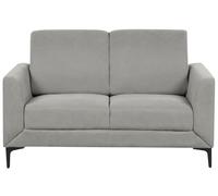 2 Seater Fabric Sofa Grey FENES