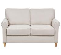 2 Seater Fabric Sofa Light Beige RONNEBY