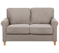 Sofa 2 Seater RONNEBY Fabric Light Brown