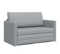 vidaXL 2-Seater Folding Sofa Bed Dark Grey 124 x 71 x 78 cm Fabric
