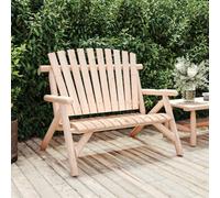 2-Seater Garden Bench 119x85x98 cm Solid Wood Spruce Berkfield Home Brown One Size