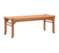 Garden Bench Outdoor Bench Seat Patio Bench Chair Solid Eucalyptus Wood vidaXL