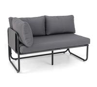 2- Seater Garden Sofa Patio Loveseat With Seat Cushion-Grey Gymax Grey One Size