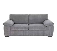 (2 Seater , Grey) Jumbo Cord Amalfi Sofa in Soft Cord Fabric