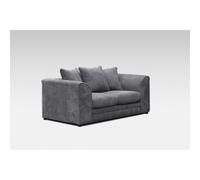 (2 Seater, Grey) Milo Jumbo Cord 3 and 2 Seater Sofa