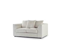 (2 Seater, Mink) Milo Jumbo Cord 3 and 2 Seater Sofa