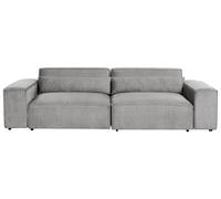 2 Seater Modular Fabric Sofa Grey HELLNAR