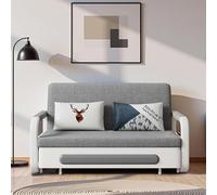 2-Seater Pull Out Sofa Bed Settee, 3-in-1 convertible sleeper sofa bed, Sofa Bed with Storage - Pull Out Sofa Bed, for Living Room or Bedroom,001,100cm