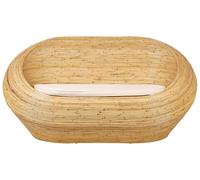 Beliani Garden Sofa 2 Seater Maiori Rattan Natural