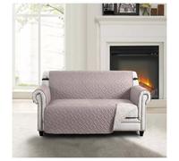 (2 Seater Sofa Cover, Beige & Cream ) Pet Sofa Slipcovers 1 2 3 Seater Furniture Cover