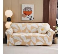 2 Seater Sofa Cover Orange Leaves Pet Stretch Sofa Covers Protectors Soft Spandex Elastic Covers for Sofas Couch Cover Machine Washable Universal Slipcovers Thick Non Slip