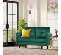 2 Seater Velvet Sofa Couch with Thicken Cushions, Comfy Loveseat Sofa