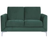 2 Seater Velvet Sofa Green FENES