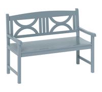 2 Seater Wooden Garden Bench Outdoor Patio Loveseat Park Bench with Armrests