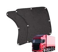 2 Semi Truck Sunshade | Side Window Shade for Semi Truck | Truck Sun Blockers Side Window Sunscreen Windshield Visor for Trucks | Auto Sunscreen Side Window Heat Reduction for All Trucks