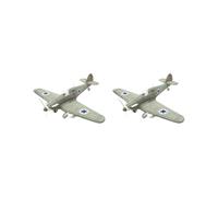 2 set 1:48 Fighter Building Kits Educational Desktop Decor Ornament Aircraft Model, green, 24x18cm