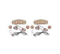 2 set 1 Set 3-string Maple Cigar Box Guitar Pickup Wired with Volume and Tone