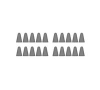 2 set 10 Pcs Nib Caps Professional Wear-resistant Silicone Touchscreen Pen Tip Case Cover Low Noise Large Resistance Bright Red