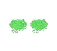 2 set 100x Chicken Leg Rings 001-100 Duck Chicks Leg Band Clip Green 2.8x2.6 cm