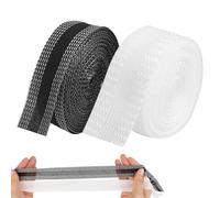2 Set 10M Hemming Tape for Trousers, Hemming Tape for Trousers, 2.5 Cm Wide Double Sided No Sew Hem Tape for Sewing Dress Jeans Trousers Clothes Tailors Supplies(black, White)