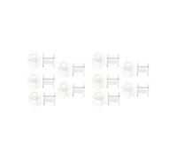 2 set 10Pcs Fly Tying Bobbin Spools Gear Standard Thread Spool for Fishing Outdoor Clear 2.5cmx2.8cm, 2.5x2.8cm