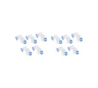 2 set 10Pcs Fly Tying Bobbin Spools Gear Standard Thread Spool for Fishing Outdoor with Cap 3cmx2.6cm, 3x2.6cm