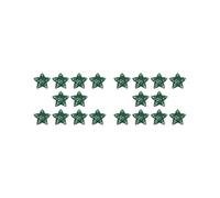 2 set 10x Christmas Star Pendants Wedding Decorative Bridal Shower Xmas Pentagram green