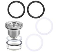 2 Set 110 mm O Ring Seal Washer, Sink Plug Rubber Seal O Rings Rubber Assorted Seal Kit for DIY Tap Sink Washers Basin Plug Sealing Kitchen Bathroom Valve