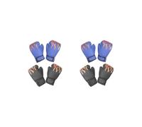 2 set 2 Pair of Kids Boxing Gloves Fitness Exercise Mma Muay Thai Heavy Bag Gloves Black and Blue, 15x23cm