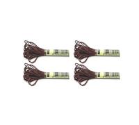 2 Set 2 Pcs Embroidery Threads Metallic Needle Crafts Knitting Supply Handcraft String Supplies Sewing Skeins Beautiful Decorations Deep Brown E898