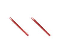 2 set 2 Pieces Nylon Drum Sticks Mallets Percussion Learning Education Kid Drumsticks Instrument Beginners Adults Professionals Red