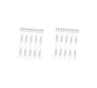 2 set 20x Invisible Plate Hangers in Various Sizes Heavy Duty Plate Display Hanger 12Inch, 12 inch