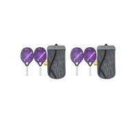 2 set 2Pcs Beach Tennis Rackets for Kids Anti Slip Grip Beach Tennis Racquet Purple 46x21.4x2 cm