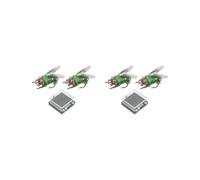 2 set 2x Simulation Fishing Insect Lure Splashing Flies/Mosquito/Bee Baits 14 mm