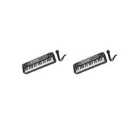 2 set 37 Key Music Electronic Keyboard Electric Digital Piano Organ with Mic 3737, Black, Style 3737