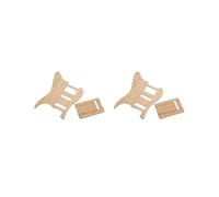 2 set 3D Printed Handmade Guitar Smooth Pickguards Bamboo Back Plate Wear-resistant Retro Fashion Trem Cover Instrument Accessories