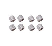 2 set 4 Pieces Electric Guitar Volume Tone Control Knobs Buttons Silver