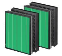 2 Set 400/400S Replacement Filter for Coway AIRMEGA Max2 400 400S 400(G) 400S(G) Air Purifier, Max2 Green True HEPA and Active Carbon Filter Set, AP-2015-FP