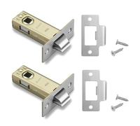 2 Set 45mm Tubular Latch,Door Latches for Internal Door,Door Locks Internal,Door Catch,Internal Door Latch,Internal Door Lock,Suitable for Internal Doors Compatible with Various Door Lock Handles