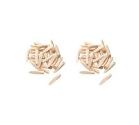 2 Set 50 Pcs Trimmable Solid Wooden Plugs Jig Screws Pocket Holes Woodworking Tools