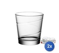 2 Set 6 Glasses In Glass Archimede cl 24 Transparent Bormioli Rocco