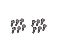 2 set 6 Pieces Black Electric Guitar Tremolo Bridge Locked String Screws 3mm