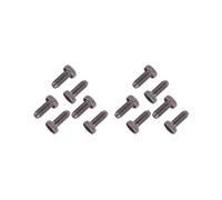 2 set 6 Pieces Electric Guitar Tremolo Bridge Locked String Saddles Screws Black