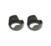2 set 67mm Screw Mount Reversible Tulip Flower Crown Petal Shaped Camera Lens Hood