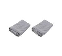 2 set 88 Keys Piano Keyboard Cover Velvet Moisture Proof Piano Accessory Gray